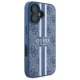 Guess iPhone 16 Case 4G Printed Stripes MagSafe, Blue