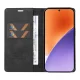 Xiaomi 15 YIKATU Leather Skin-Touch Magnetic Book Cover Case, Black