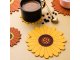 Silicone Placemat under Mugs Frying Pans Pots Vases, Sunflower
