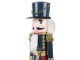 Wooden Nutcracker Soldier, Christmas Decorative Figurine, 35 cm