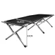 Trizand 00023190 Folding Camp Bed, Black