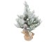 Small Artificial Christmas Tree with Snow, 45 cm, Green