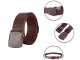 Tactical Military Belt with Buckle, 120 cm, Brown