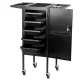 Gabbiano Deluxe 500 Hairdressing Trolley, Black