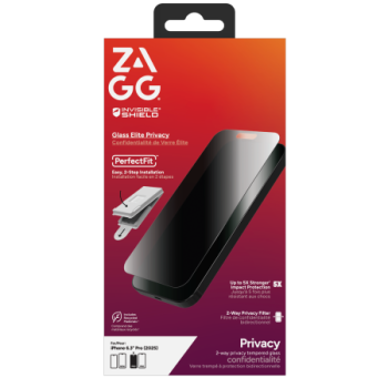 ZAGG Invisibleshield Glass Elite Privacy Glass iPhone 17 Pro
