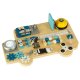 LULILO BUSO Educational Toy Wooden Manipulation Sensory Busy Board, 40x26cm