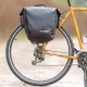 Rockbros AS-003-1BK Waterproof Bicycle Rack Bag with Shoulder Strap 10-14L - Black