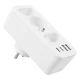 Socket Splitter Maclean MCE248 F/W, 3 Outlets, 2x USB-A, 2x USB-C PD 20W, White