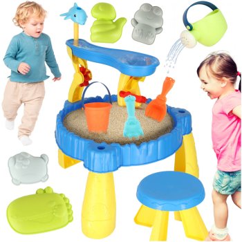 Two-Tier Kids Sand and Water Table with Accessories