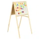 Children\'s Double-sided Magnetic Wooden Drawing Board with Accessories, 43x50x84 cm