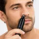 Electric Nose and Ear Hair Trimmer, USB, 2W, Black