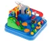 Interactive Car Obstacle Course Track Playset with Vehicles, 24x24 cm