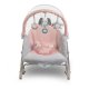 Nukido 705402 Baby Bouncer with Vibration, Pink