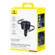 Car Charger Baseus Enjoyment Max 60W Dual Retractable USB-C - Black