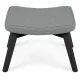 Scandinavian Upholstered Footstool Norse Sofotel, Dark Grey