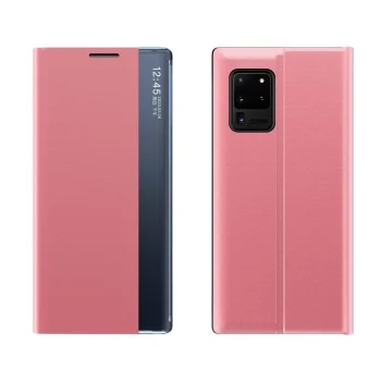 New Sleep Case Flip Cover for Samsung Galaxy A73 with Stand Function, Pink