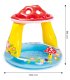 INTEX Mushroom Inflatable Kids Paddling Pool with Canopy 102 x 89 cm 57114