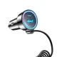 Joyroom JR-CL07 72W 3-in-1 Car Charger with 1.6m USB-C Cable, Black