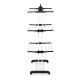 ModernHome Vertical Foldable Clothes Drying Rack with Wheels
