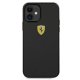 Ferrari iPhone 12 mini vāciņš On Track Real Carbon, melns