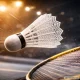 Durable Nylon Badminton Shuttlecocks 5-Piece Set for Training, White