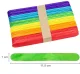 Jumbo Wooden Craft Sticks for DIY Projects 50 pcs, Colored