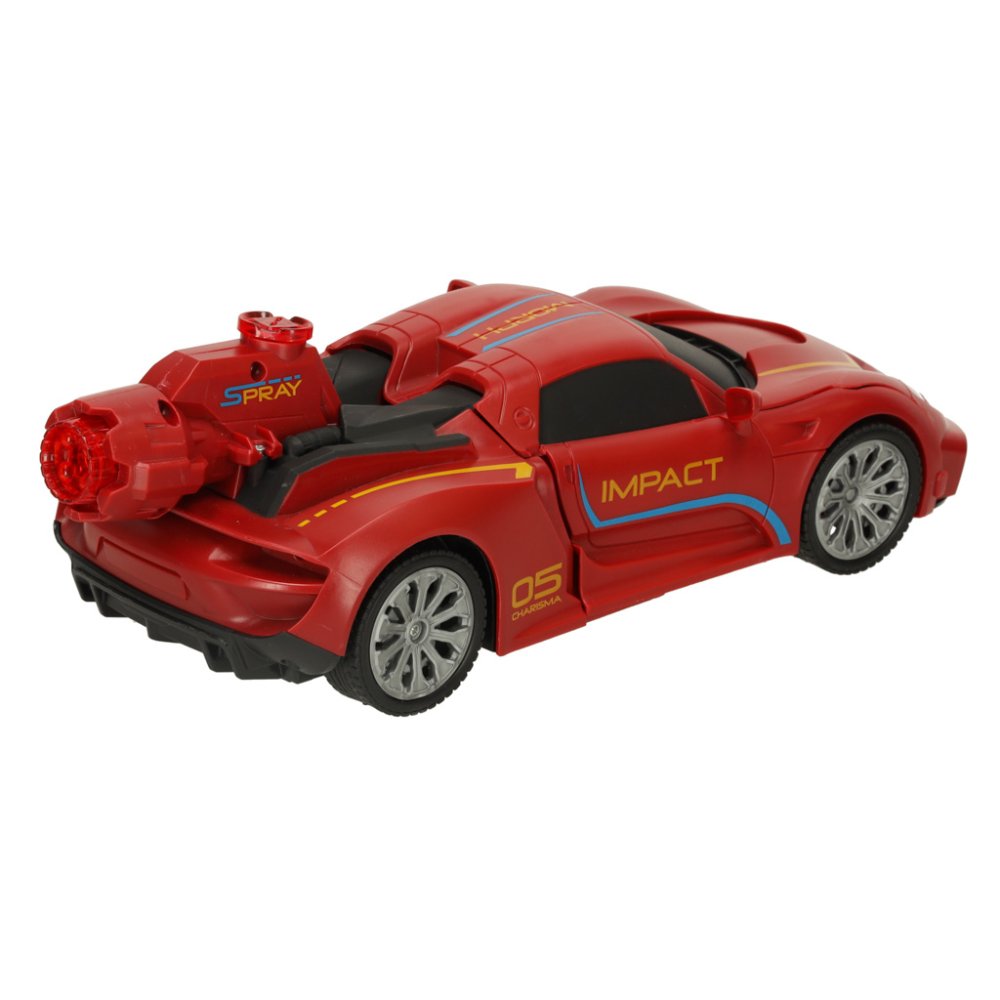 Revolt Transforming Robot Racer Remote Control Car, Red (1)