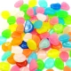 Decorative Luminous Stones AG653C, 100 pcs, Color Mix