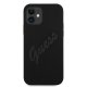 Apple iPhone 12 mini 5.4\'\' Guess Script Vintage Case Cover (GUHCP12SLSVSBK), Black