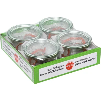 WECK Mold Preserving Jars 0.25 L, Set of 4