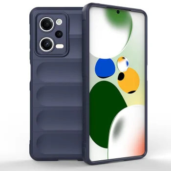 Xiaomi Redmi Note 12 5G / Poco X5 5G Magic Shield Series Texture Cover Case, Blue