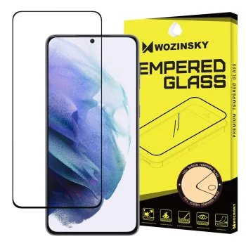 5D Samsung Galaxy S21+ Plus (SM-G996B) Tempered Glass Screen Protector [Full Glue] - Black