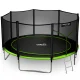 Neo-Sport Garden Trampoline 12 ft / 374 cm with Outer Net & Ladder