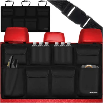 Iso Trade Xtrobb 25251 Car Seat Back Organizer, Black