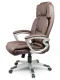 Sofotel 2271 Faux Leather Office Chair, Brown