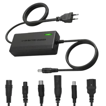 Elektrinių paspirtukų įkroviklis Maclean MCE667, 42 V DC, 2 A, 85 W, juodas