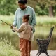 Folding Camping and Fishing Chair with Bag, Camouflage