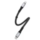 Dudao L10C USB-C to USB-C PD Cable 100W 5A 0.23m - Black