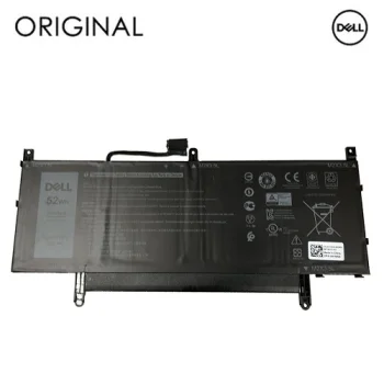 Notebook Battery DELL N7HT0, 52Wh, 6500mAh, Original