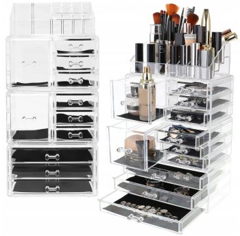 Органайзер для Косметики Шкатулка для Украшений и Аксессуаров, 27...