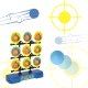Target Shooting Game Set with Toy Gun and 12 Soft Foam Balls