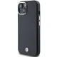 BMW iPhone 14 / 15 / 13 Case Signature Wrapped Metal MagSafe, Black