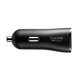 Spigen Essential EV302 30W 2-портовое автомобильное зарядное устройство USB-A...