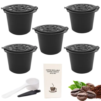 Reusable Coffee Capsules for Nespresso (5 pcs)