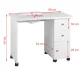 Manicure Desk Wood 011B with Built-in Dust Collector AM-8A