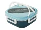 Lunch Box with Compartments and Cutlery, Blue, 1000ml