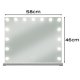 Soulima Hollywood Vanity Mirror with LED Lights 58x46cm 26129