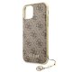 Apple iPhone 11 6.1\'\' Guess 4G Charms Collection Case Cover (GUHCN61GF4GBR), Brown