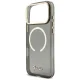 Guess IML Glitters Script Strap MagSafe Phone Case Cover iPhone 17 Pro Max - black