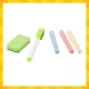Kruzzel 25637 Double-Sided Magnetic and Chalk Educational Board
